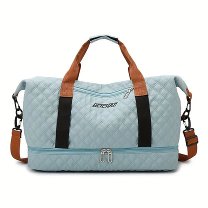 Spacious Sport Duffel Bag with Shoe Pocket - Fesara