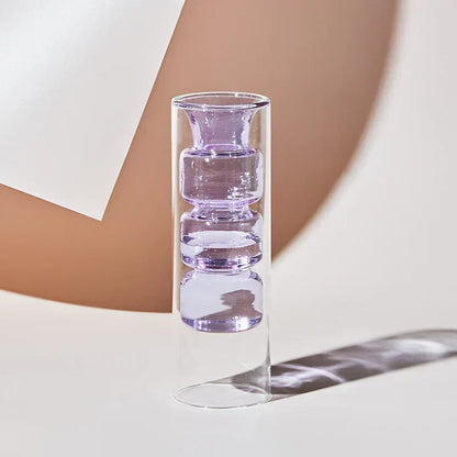 Beautiful Handmade Coloured Glass Vase