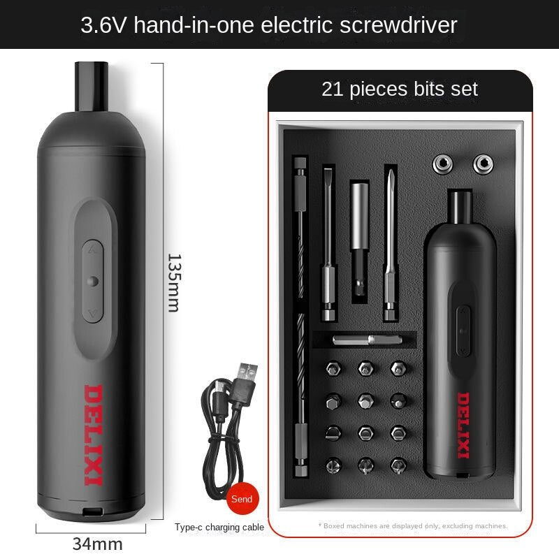 Powerful Cordless Screwdriver Kit - Fesara