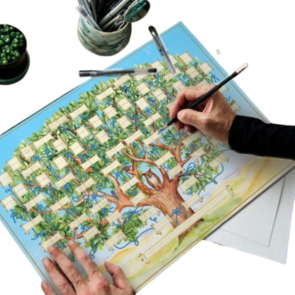 Personalized Fillable Family Tree Chart - Fesara