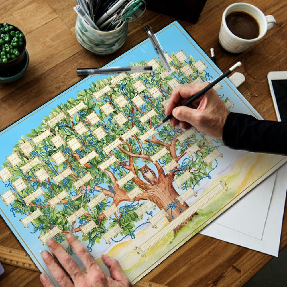 Personalized Fillable Family Tree Chart
