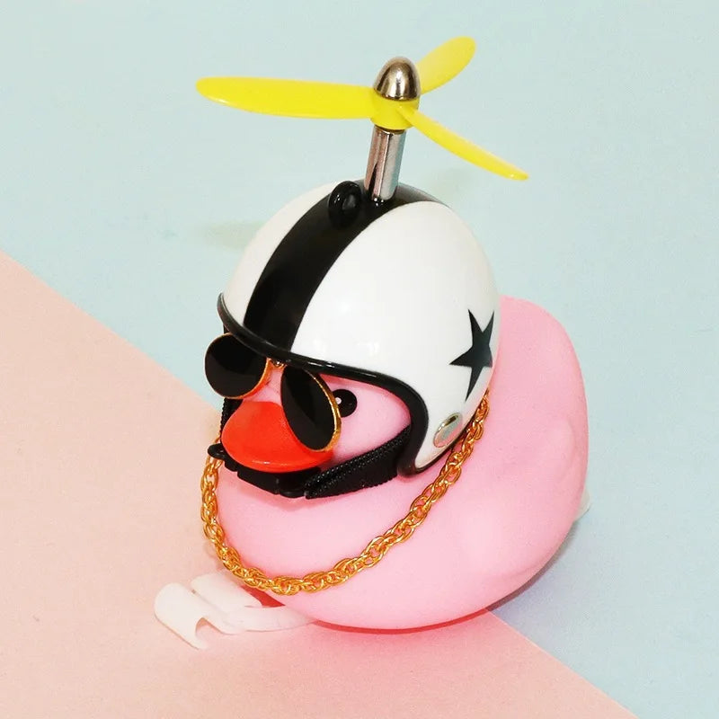 Duck Bike Bell with Safety Helmet