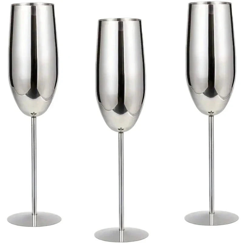 Durable Metal Drinking Glasses (Set of 6) - Fesara