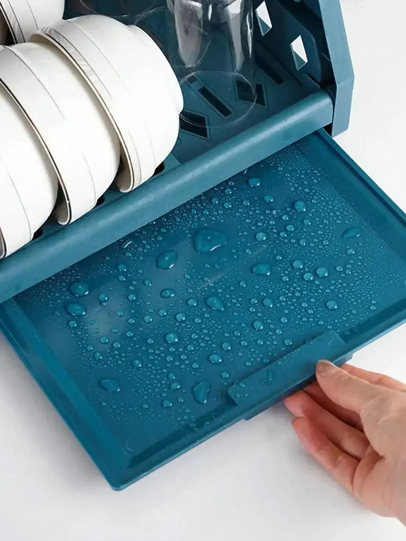Space Saving Folding Kitchen Shelf