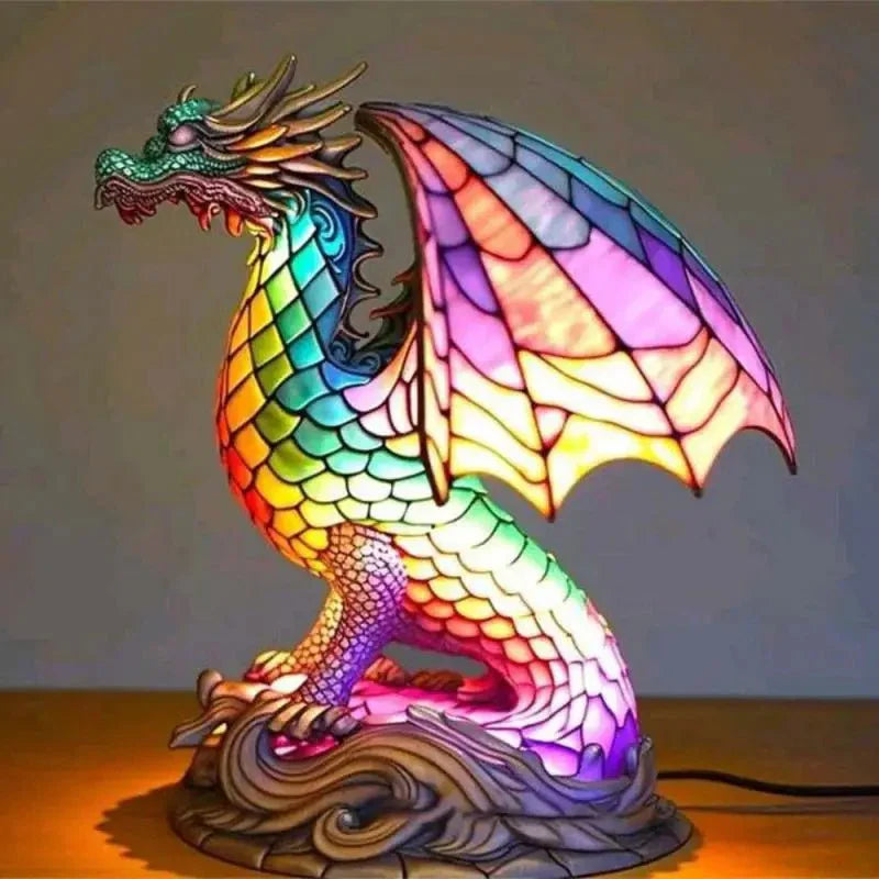 Colorful 3D Animal Table Lamp Retro Style