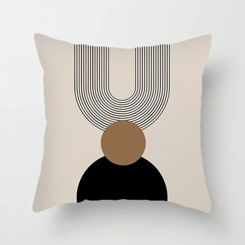Stylish Geometric Pattern Cushion Cover