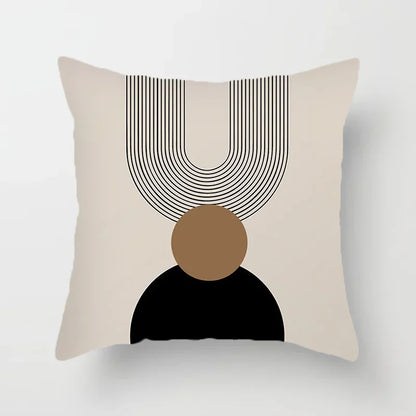Stylish Geometric Pattern Cushion Cover