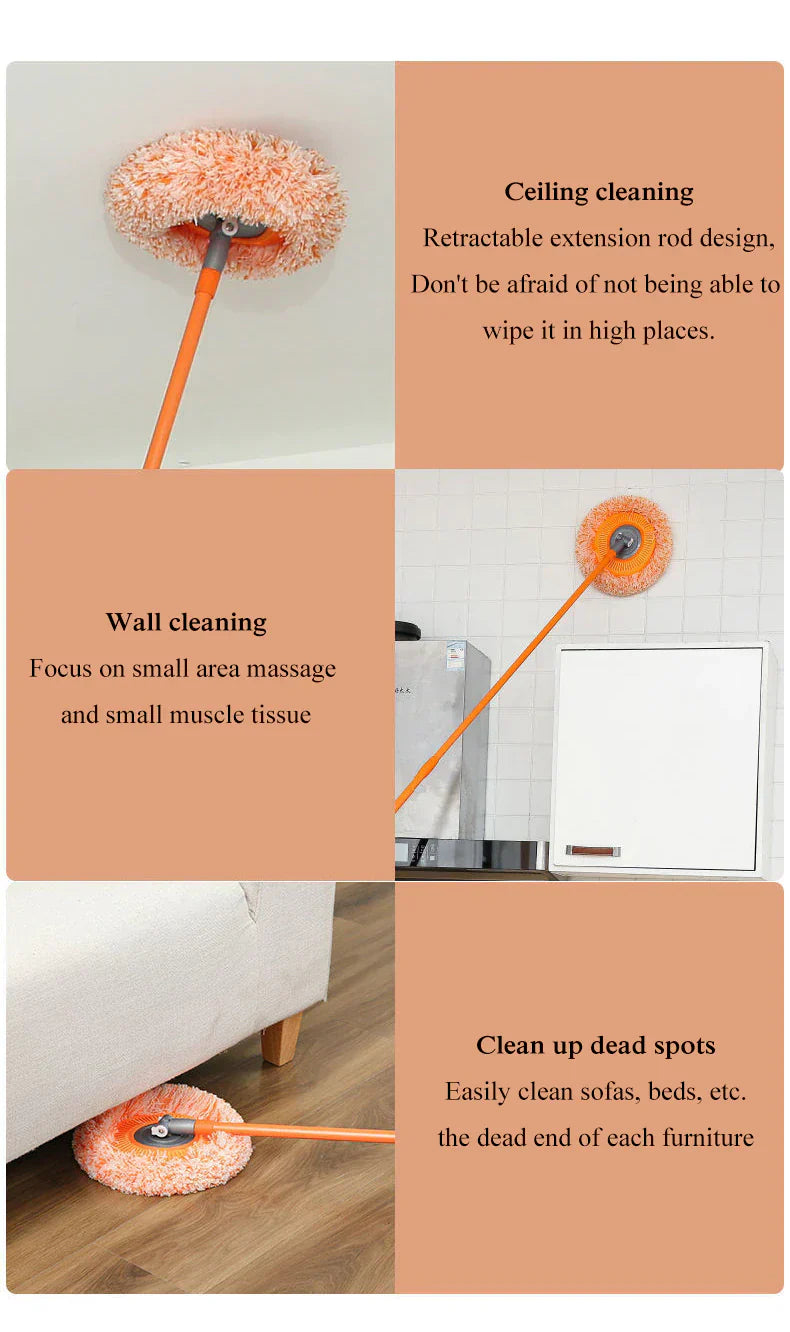 Easy Spin Microfiber Floor Cleaning Mop