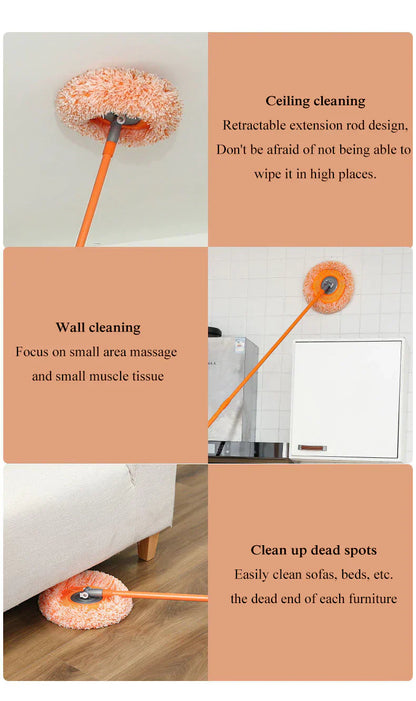 Easy Spin Microfiber Floor Cleaning Mop