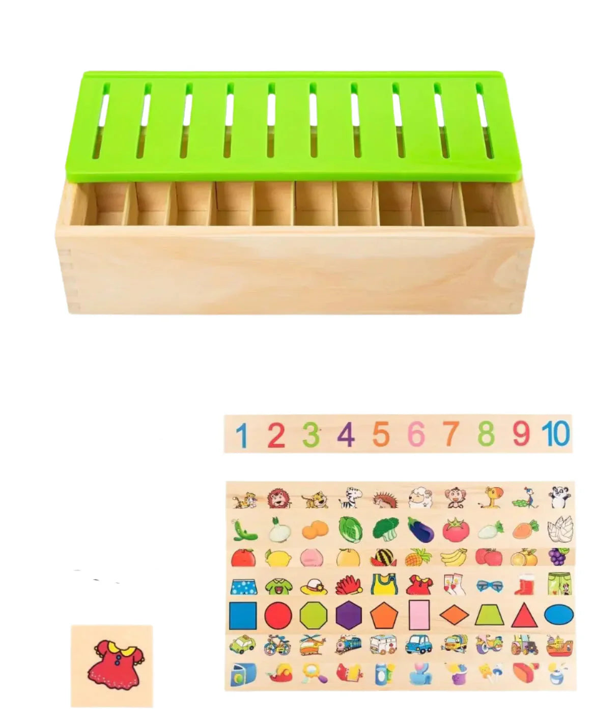 Educational Wooden Sorting Toy for Kids