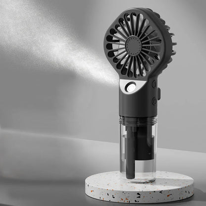 Compact Personal Misting Fan with USB Rechargeable Design