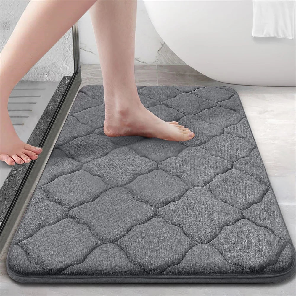 Gentle Grip Bathroom Mat for Slip Resistant Floors