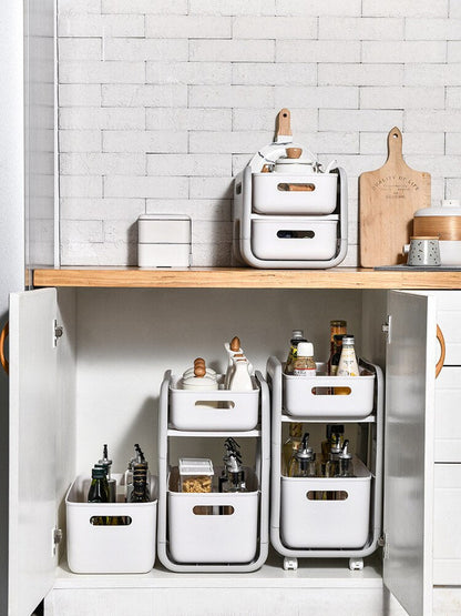 Stylish 3-Tier Home Storage Shelf Organizer