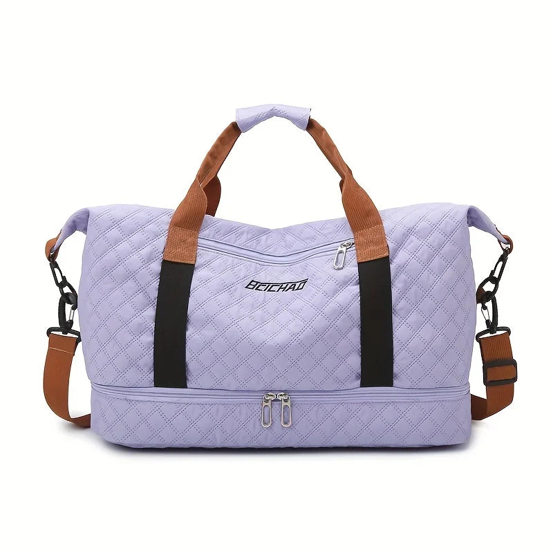 Spacious Sport Duffel Bag with Shoe Pocket