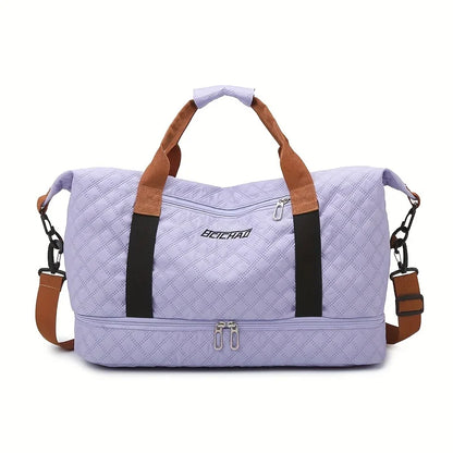 Spacious Sport Duffel Bag with Shoe Pocket
