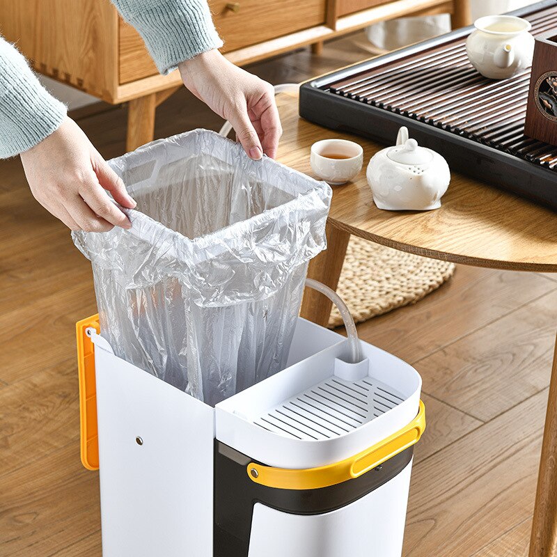Dual Compartment Indoor Recycling Bin