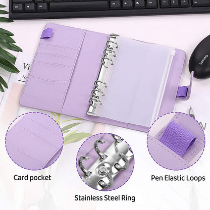 Premium Leather Wallet Notebook Organizer