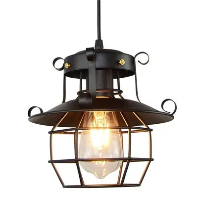 Vintage Metal Pendant Light Fixture