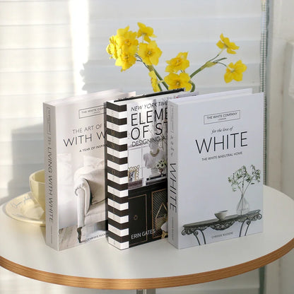 Stylish Book Box Coffee Table Decor Storage