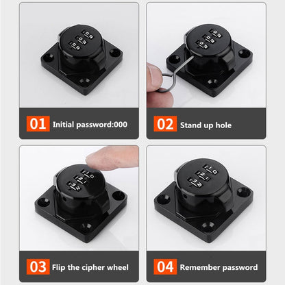 Secure Digital Combination Padlock Set