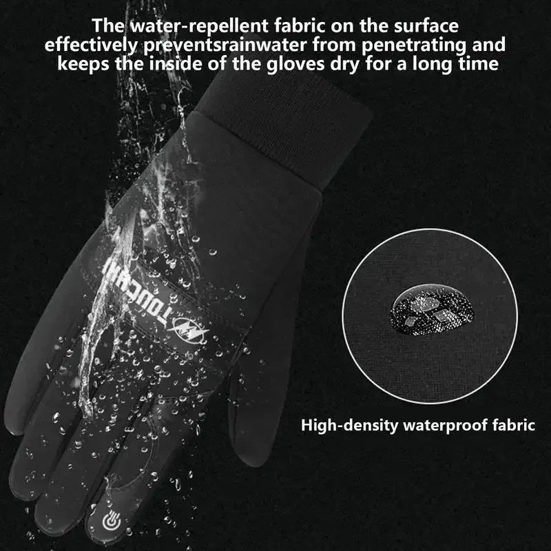 Warm Waterproof Heated Gloves for Skiing & Outdoor