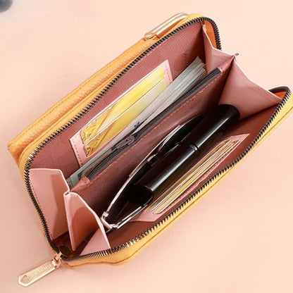 Versatile Cross Body Multi-Pocket Leather Handbag