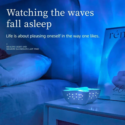 Colorful Ocean Wave Star Projector Table Lamp