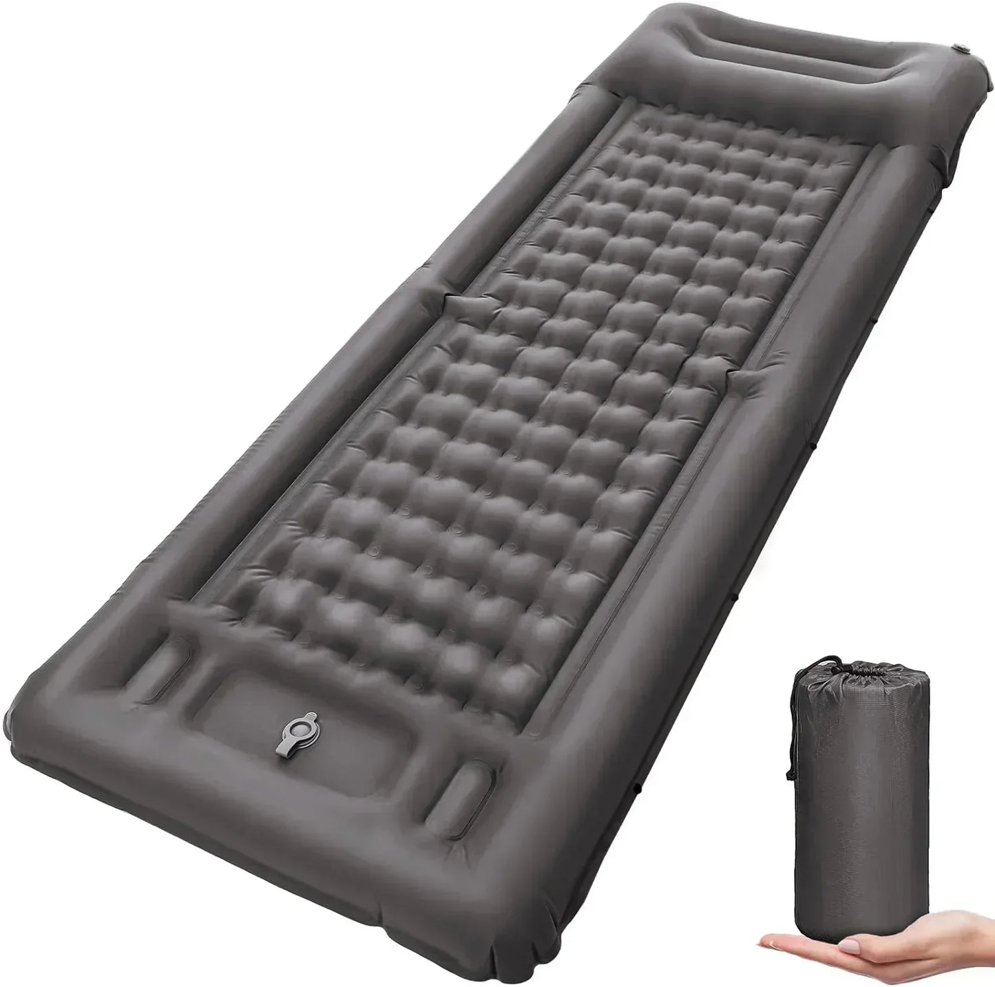 Lightweight Waterproof Camping Mattress with Pump & Connectors