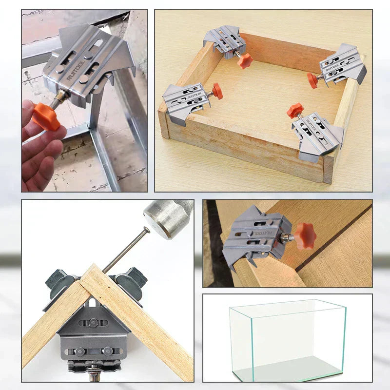 Accurate Right Angle Clamps for Easy Woodworking