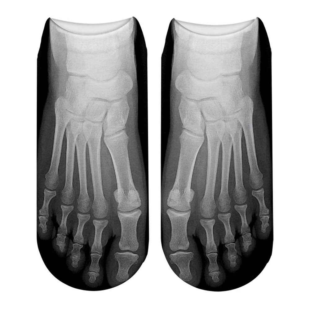 Quirky 3D Design Novelty Ankle Socks - Fesara