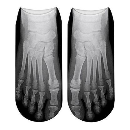 Quirky 3D Design Novelty Ankle Socks - Fesara