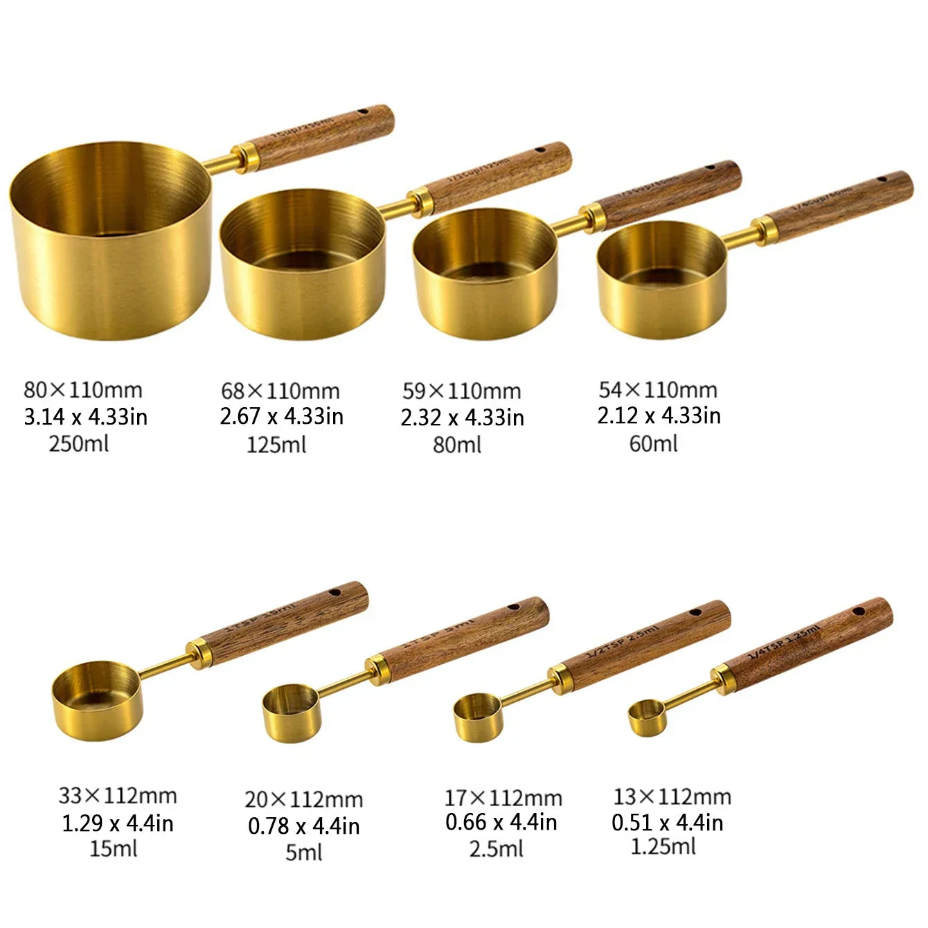 Fesara | Accurate Kitchen Measuring Cups & Spoons - Fesara