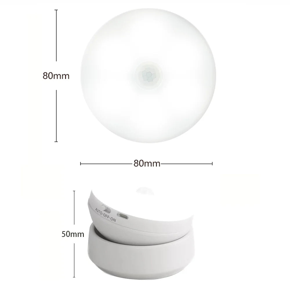 Bright Motion Sensor LED Nightlight with 360 Rotation