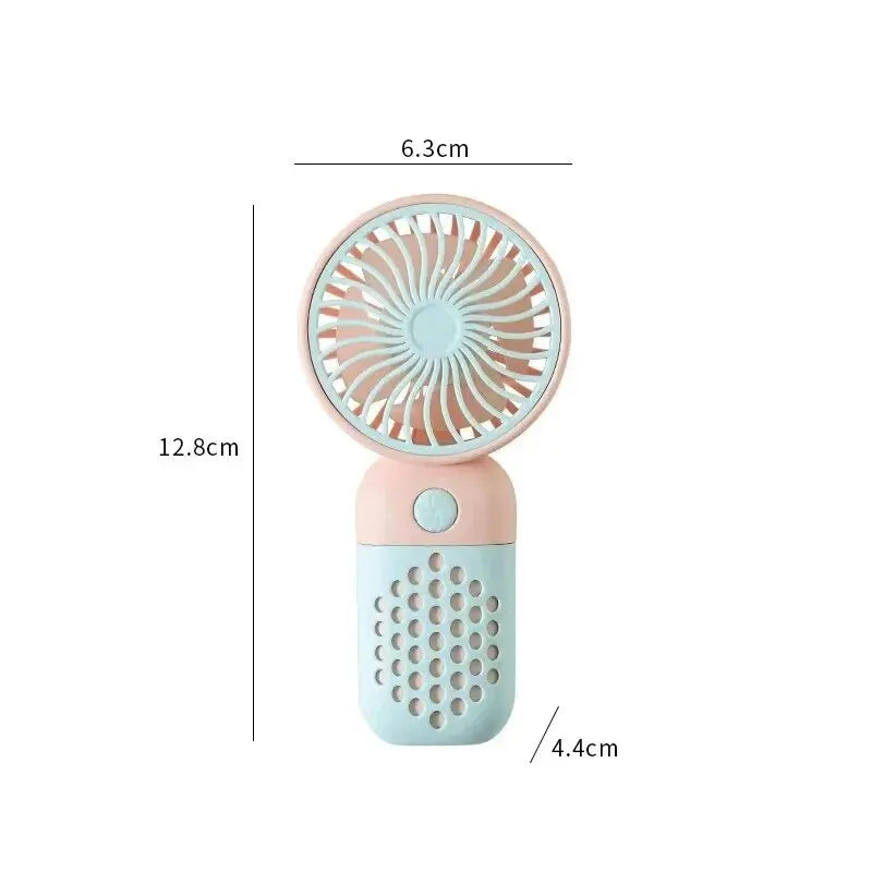 Compact Rechargeable Mini Hand Fan with Fragrance