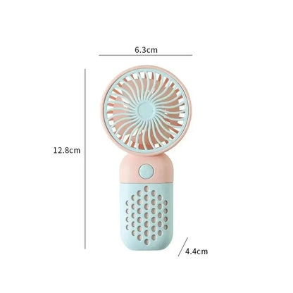 Compact Rechargeable Mini Hand Fan with Fragrance