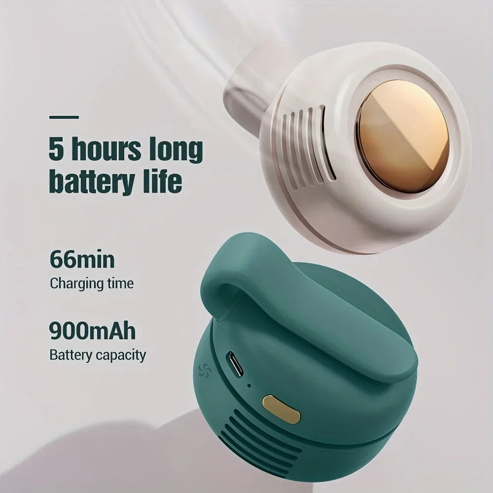 Compact Portable Clip Fan with 360 Rotation