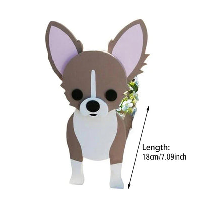 Cute Dog Planter Pot - Fun Pet Flower Container