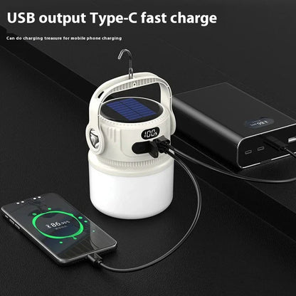 Portable Solar Powered LED Camp Light