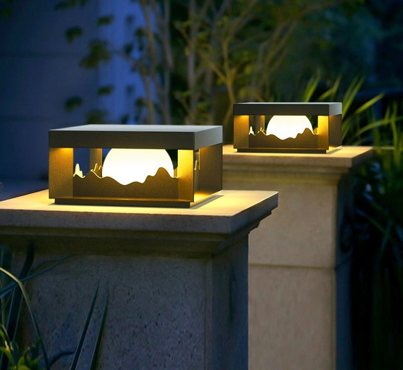Outdoor Solar Powered LED Wall Light