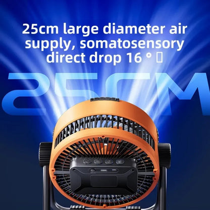 Portable 4-in-1 Fan and Night Light with Rechargeable Battery