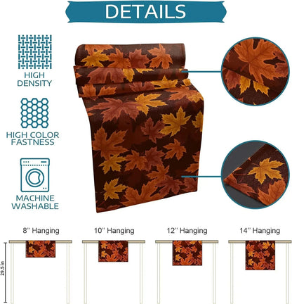 Natural Linen Fall Table Runner