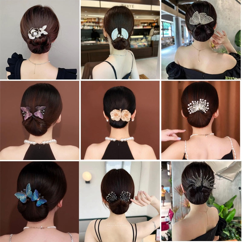 Clear Small Spiral Hair Pins