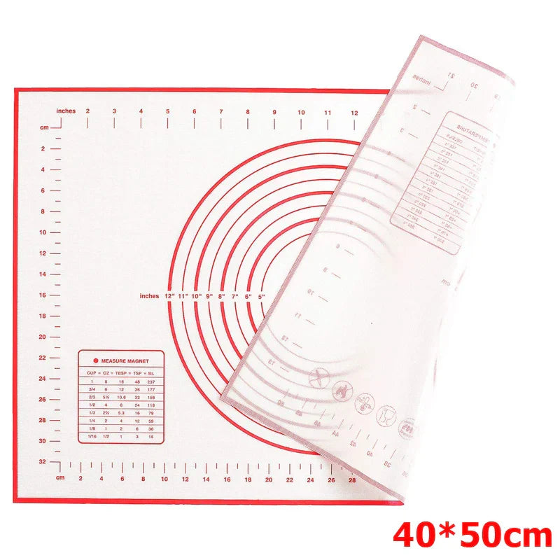 Easy Bake Non-Stick Silicone Mat with Measurement Guide