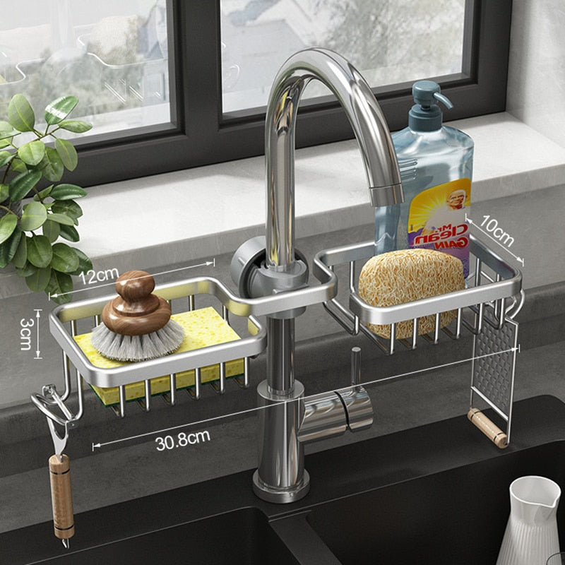 Stainless Steel Sink Tray Rack Organizer