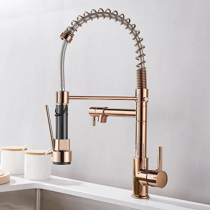 Premium Double Handle Oil Rubbed Bronze Faucet