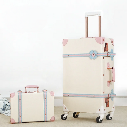 Vintage Style Hardshell Luggage Set Valencia