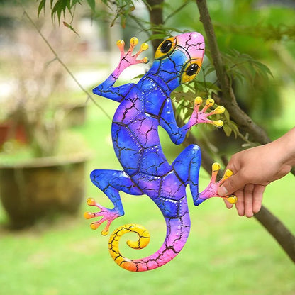 Vibrant Metal Animal Wall Art