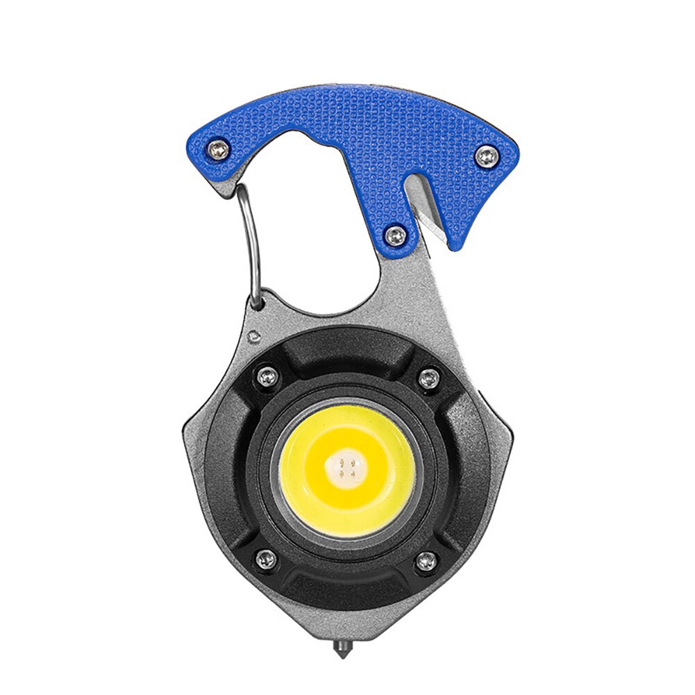 Portable 7in1 LED Flashlight Keychain Lamp