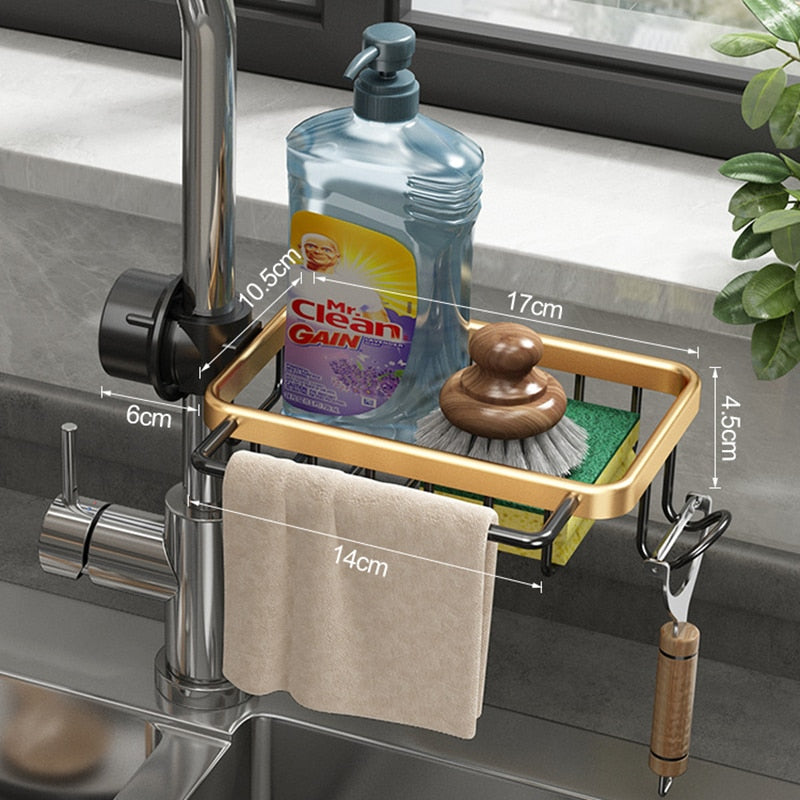 Stainless Steel Sink Tray Rack Organizer - Fesara
