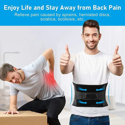 Comfortable Back Support Belt with Adjustable 360° Wrap